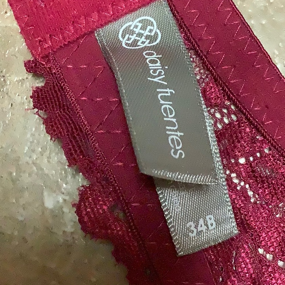 ⚠️ Daisy Fuentes intimates lace back bra - Picture 3 of 8